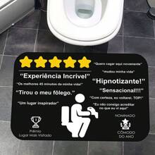 Rubberized Bathroom Rug With Fun Prints 40x60 - Assessment - View 1