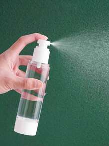 1pc 30ml/50ml/100ml Vacuum Bottle Mist Toner & Lotion Containers, Refillable Cosmetic Travel Accessories, Vacuum Travel Bottle Set With Pump Spray Bottles For Toner, Lotion, Empty Bottles.