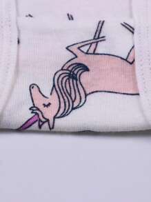 6 Pieces Young Girls Soft Underwear Toddler Briefs Soft Undies