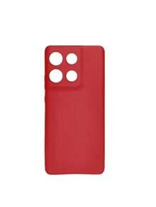 MJ Capas - Velvety Silicone Cell Phone Case For Moto G15 - Red - View 1