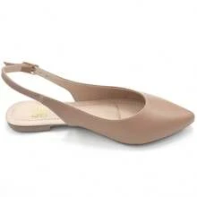 Women's Flat Slingback Sandal Comfortable Everyday Dress Shoe - Màu hồng gỉ - Xem 4