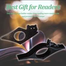 猫咪拇指书页夹，拇指书页夹，适合阅读，书页夹，理想的读书礼物和阅读配件，猫咪书页保护器，适合爱猫人士、书虫和读者的艺术风格礼物