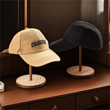 优质木制帽架，服装和珠宝店商业帽子展示架，卧室衣橱帽子架，性别揭秘派对，生日、婚礼、派对的完美选择，送给同事、朋友和家人的完美礼物，返校礼物 - 彩色 - 查看 7