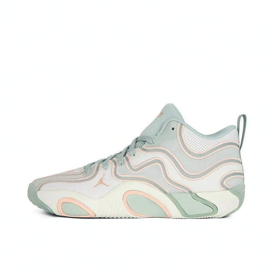 Nike 2024 男士 JORDAN TATUM 3 PF 中帮篮球鞋，FZ6601-002 - 白色 - 查看 1