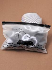 100 件/套女孩黑白弹性发带、发饰 - 黑與白 - 查看 3