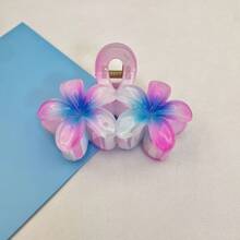 Double-Paired Flossom Clip Candy Gradient Color Flower Hairpin Female Hair Accessories Headdress