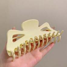 1pc/2pcs/3pcs Set Of New Oversized French Slouchy Hair Claw Clips For Women Fall Winter Hair Clip Hair Accessories For Women For Vacation Outfits Woman - Coffee Brown - View 10