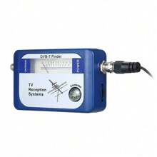 A DVB - T Digital Satellite Signal Finder Meter. It Is Used In Aerial Terrestrial TV Antenna Systems And Comes With A Compass. It Helps To Optimize TV Reception. - Blue - View 6