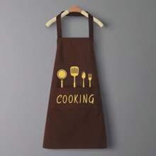New Waterproof And Oil-Resistant Apron For Men And Women, Kitchen Cooking Home Use Anti-Stain