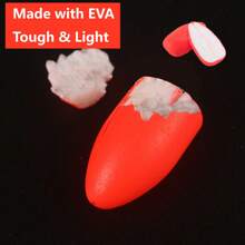 10pcs/25pcs EVA Bullet Shaped Sensitive Short Fishing Floats, Bright Bead Foam Fishing Bobbers, DIY Fishing Tackle, Fishing Gear, Fishing Accessories - Multicolor - View 5
