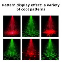 Mslitely USB-Powered Party Laser Light With Sound Control - Perfect For Disco, Clubs, KTV, Bars & Home Parties - Includes Tripod Stand