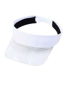 Casquette de baseball à bord transparent, chapeau léger de protection solaire casual, visière mode et polyvalente coupe-vent, convient pour le printemps et l'été