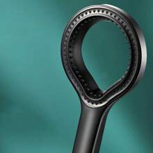 IOUHAPPY 1个塑料环高压淋浴喷头，手持式淋浴喷头，黑色/银色/灰色淋浴浴缸喷头，浴室用品，浴室配件，浴室工具 - 彩色 - 查看 8