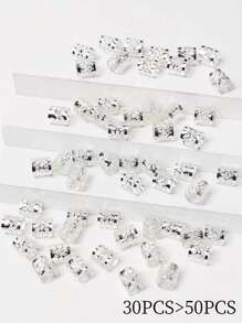 10-60pcs DIY Messy Braid Hair Clips, Minimalist Net Braid Hair Clips, Suitable For Women's Daily Dates, Gifts For Girlfriends, Birthday Gifts, Casual Outings (Handmade Quantity May Have Slight Errors), Hair Accessories - Dreadlocks Hair Buckle - View 13