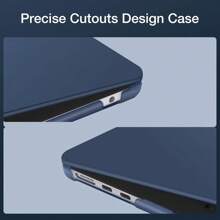 1 pièce Étui de protection transparent, léger et fin, compatible avec MacBook Air/Pro 13,3", 13,6", 14,2", 15,3", 16,2"