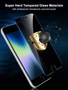 2pcs Anti-Spy, Anti-Fingerprint, Anti-Oil, Privacy Protection Tempered Glass Screen Protector, Compatible With IPhone 7/8/7Plus/8Plus/X/XS/XR/12/12Pro/12Plus/12Pro Max/12e Gift For Birthday, Family, Friends Phone Screen Protector, Phone Accessories