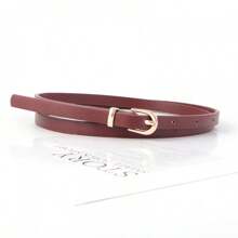 Vintage Solid Color Waist Belt For Women, Versatile Design To Match Dresses, Jeans, Lightweight Pants, Fashionable Ins Style