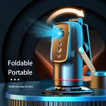 Soporte giratorio para teléfono para rastrear su movimiento, trípode Q03 con seguimiento automático de rostros, cambio de pantalla horizontal y vertical, rotación de 360°, estabilizador de cardán con IA, cardán inteligente