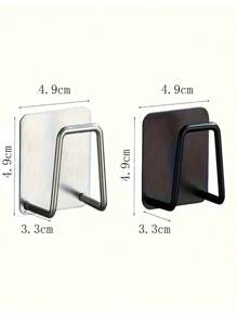 1 件批发不锈钢海绵沥水架，即剥即贴，水槽海绵架，壁挂式，洗碗架 - 彩色 - 查看 3