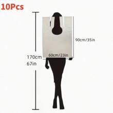 Avental Descartável de Plástico para Tingimento de Cabelo, Capa de Salão À Prova d'Água para Corte de Cabelo, Lavagem de Cabelo, Penteado, Respirável, Leve, Avental Transparente de Cabeleireiro para Cabeleireiros e Clientes