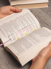 1pc Personalized Acrylic Bookmark Cute Read For Students Father Mother's Gift With Birthday Valentine Gifts Rainbow,School Supplies,Back To School