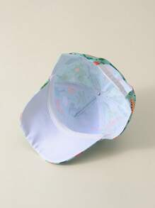 2pcs/Set Unisex Kids Dinosaur Printed Baseball Cap And Crossbody Bag, Suitable For Outdoor, Casual, Travel In Spring, Summer And Autumn, Sun Visor & UV Ion - 2PC - View 11