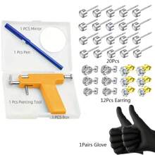 Ear Piercing Gun Kit,Ear Nose Navel Body Hole Piercing Machine, Professional Tool For Salon Home Use - Color Mixing - View 14