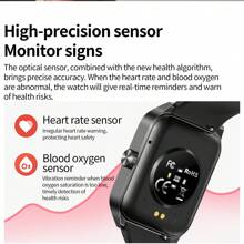 Reloj inteligente (responder llamadas/marcar) para hombres y mujeres, pulsera inteligente con pantalla HD de 1,85 pulgadas, podómetro de seguimiento de actividad física, recordatorio de mensajes, despertador, recordatorio de período para mujeres, búsqueda de teléfono, compatible con teléfonos Android e IOS