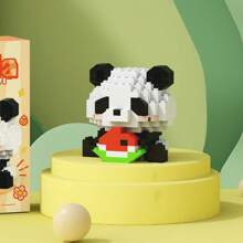 Seria de animale Panda Micro Particule Blocuri de construcție Model de jucărie, Asamblare DIY Drăguț de desene animate Decorare desktop Decor Cadou