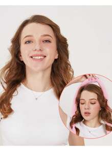 1pc No-Heat Curling Hair Roller, Heatless Foam Sponge Hair Curler, Slouchy Sleep Wavy Hair Styling Tool, Large Wave Hairstyling Tool Suitable For Daily Use, Hair Accessories For Updos