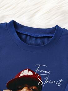 Tween Boys Graphic Print Crew Neck Short Sleeve T-Shirt And Shorts Set