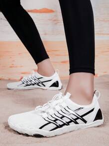 Wide Toe Width Barefoot Style Walking Shoes, Unisex Aqua Shoes Suitable For Men & Women, Water Sports, Swimming Pool, Beach, Boating, Surfing, Yoga