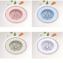 6 件装花卉图案塑料水槽过滤器排水过滤器适用于厨房和浴室，带毛发捕捉器 - 彩色 - 查看 10