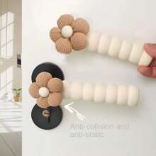 Protective Sheath Door Handle Cover Anti-Slip Antistatic Door Knob Cover Silent Anti Collision Child Safety Door Handle Protection2PCS
