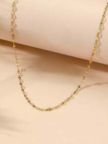 1 pièce Collier de mode avec décorations de sequins pailletés