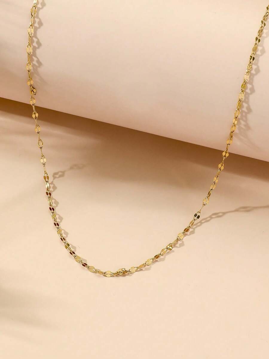 1 pièce Collier de mode avec décorations de sequins pailletés