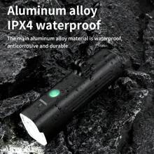 TOSUOD Bicycle Taillight, 1000 Lumens High Brightness Rear Light For Night Riding, Rear Mounted Design - Black - Multicolor - View 9