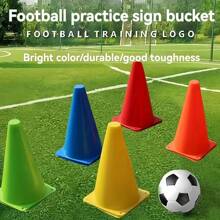 9.06 Inch Multi-Functional Sports Training Cone - PE Material, Suitable For Soccer And Basketball Practice, Versatile Obstacle Marker