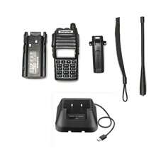 Baofeng Baofo UV-82 Walkie Talkie, True 5W/8W Amateur Radio, Dual PTT Remote 2-Way FM Portable Ham Radio