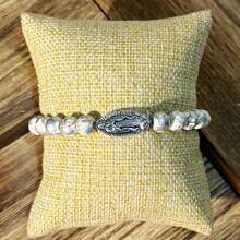 1st/Maagd Maria Armband Met Natuurlijke Turquoise Perfecte Dames Mode Armband