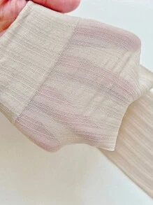 1/3/6双薄款女士中长袜。透气袜子。透明长筒袜。纯色女士袜子，秋季 - 彩色 - 查看 12