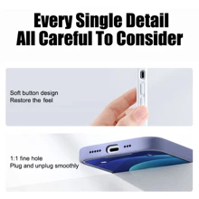 1 件豪华液体硅胶手机壳适用于 Apple Phone 17 Air 16e 11 13 12 14 15 Pro Max 手机壳 Phone 16 Pro Max 防震保护套 - 午夜藍 - 查看 8