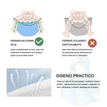 Baby Carrier Wrap, Adjustable Baby Carrier, Breathable Ergonomic Baby Backpack, Portable Baby Carrier, Light And Breathable Cotton, Adjustable To Various Positions - 藍色 - 查看 4