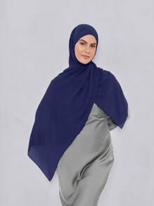 1pc Women's Everyday Casual Chiffon Hijab Head Scarf