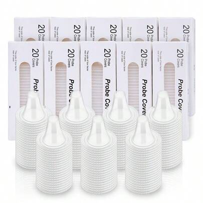 10 Boxes / 200pcs Compatible High-Quality Disposable Ear Thermometer Covers, Professional Factory Produced Ear Thermometer Probe Covers