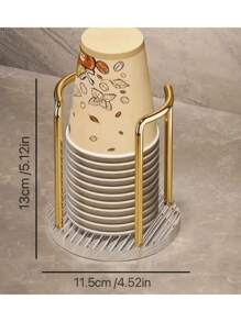 Light Luxury Paper Cup Rack, Disposable Cups, Cup Holder, Storage Rack, Coffee Cup Rack, High-End Appearance, Placement, High-End
