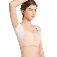 1PC/2pcs Mesh Chest Vest With Sweat Absorbing Pad Under The Armpit, Thin Vest With Invisible Enlarged Sweat Pad For Breathability