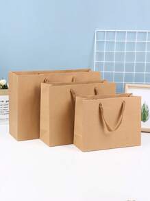 1pc/2pcs White Card Paper Bags, Gift Bags, White Paper Shopping Bags For Clothing Stores, Jewelry And Beauty Packaging, Large Size Gift Wrapping Paper Bags