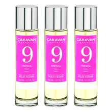 Caravan DÜFTE 3er Set Damenparfüm Nr. 9, 150 ml. Kostenloser Versand in 24/72h - Verschiedenfarbig - Übersicht 1