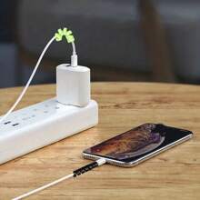2/4/10/16 Stücke Kabelschutz, Spiralwickler aus Silikon für Lade-Kabel, Kabel-Organizer-Abdeckung, für Smartphone USB-Ladekabel Zubehör, bunte Datenleitungsschutz Kabelenden (Farbe zufällig)